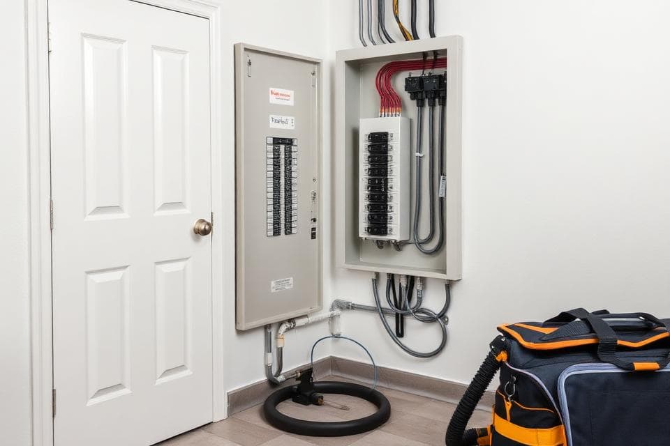 Power restored, area cleaned